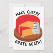 Invitation Râper à nouveau le fromage (Dos)