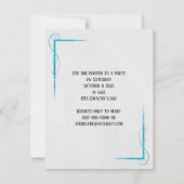 Invitation rappel de partie sur l'élément noir (Dos)