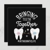 Invitation Rapprocher les dents - Orthodontiste (Devant / Derrière)