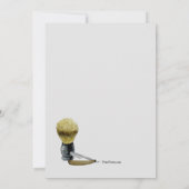 Invitation Rasage de l'invitation d'éléments (Dos)