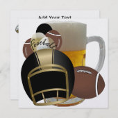 Invitation Rassemblement de football - SRF (Devant / Derrière)