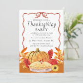 Invitation Rassemblement de Thanksgiving (Debout devant)