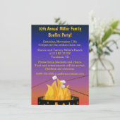 Invitation Rassemblement extérieur de feu (Debout devant)