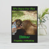 Invitation Rassemblement familial amusant (Debout devant)