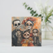 Invitation Rassemblement familial traditionnel Dia de los Mue (Debout devant)