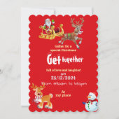 Invitation Rassemblement festif de Noël  (Devant)
