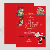 Invitation Rassemblement festif de Noël  (Devant / Derrière)