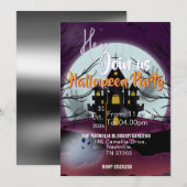 Invitation rassemblement Halloween (Devant / Derrière)