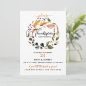 Invitation Rassemblement minimal de couronnes d'action de grâ (Debout devant)