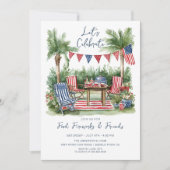 Invitation Rassemblement rouge, blanc et bleu 4 juillet (Devant)