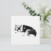 Invitation Rassemblez Corgi, Nuit Confortable (Debout devant)