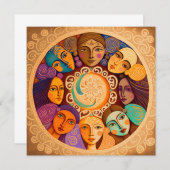 Invitation Rassemblez Votre Tribu (Devant / Derrière)