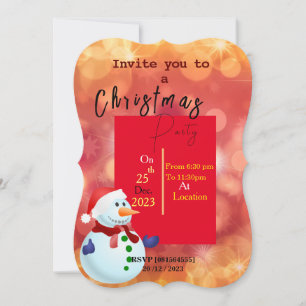 Invitation Rassemblez-vous pour Noël