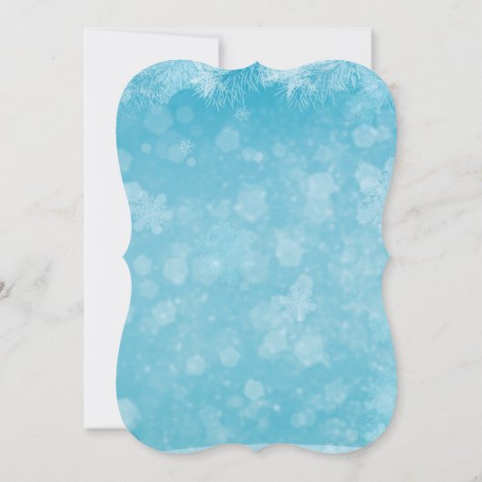 Invitation Rassemblez-vous pour Noël (Dos)