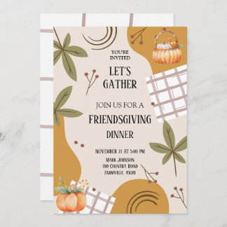 Invitation rassemblons des amis, donnant Potluck