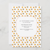 Invitation Rassemblons-nous pour le dîner du jour de l'Action (Dos)