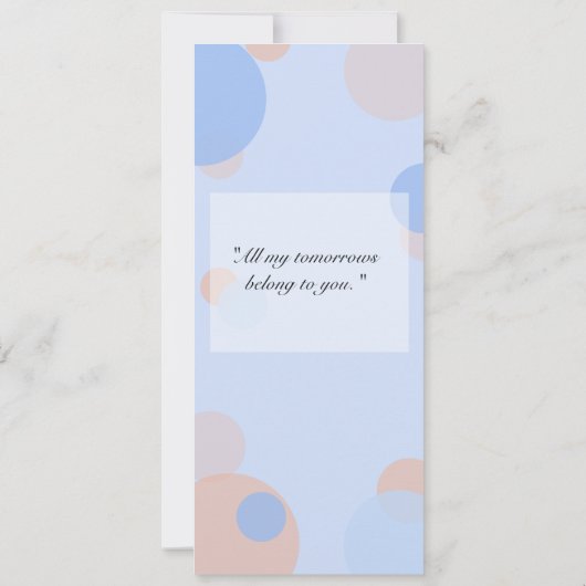 Invitation Rat Pack - Bleu (Dos)