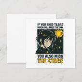 Invitation Rater les étoiles (Devant / Derrière)