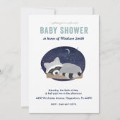 Invitation Raton laveur (Devant)