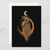 Invitation Raven Viking Warrior Valhalla Norse Mythology Gift (Devant / Derrière)