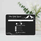 Invitation Ravens Mariage gothique (Debout devant)