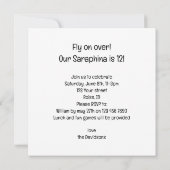 Invitation Ravin mangeant gâteau d'anniversaire, anniversaire (Dos)