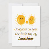 Invitation Ray of Sunshine (Devant)