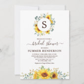 Invitation RAYONNEMENT d'ÉTÉ - Fête de la mariée de (Devant)