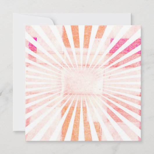 Invitation Rayons du coucher de soleil (Devant)