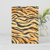 Invitation Rayures de Tigre (Debout devant)