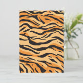 Invitation Rayures de tigre (Debout devant)