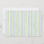 Invitation Rayures Trois Fois Plus De Plaisir Anniversaire Co (Dos)