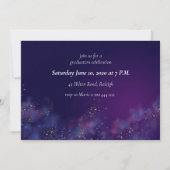 Invitation "Reach For The Stars" Galaxy (Dos)