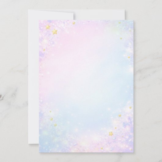 Invitation Ready FOUR a party Disco Rainbow Birthday (Dos)