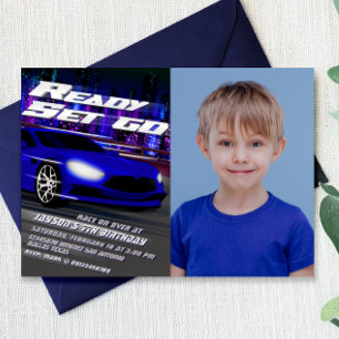 Invitation Ready Set Go with Picture