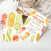 Invitation Ready to Pop Popsicle Baby Shower