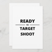 Invitation READY to TARGET (Devant / Derrière)