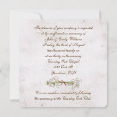 Invitation Réaffirmation de la marguerite (Dos)