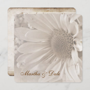 Invitation Réaffirmation de l'invitation de la marguerite Vow