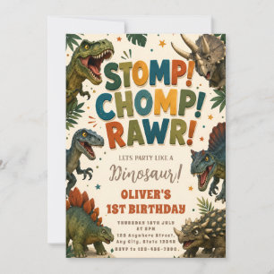 Invitation réaliste pour le premier anniversaire d