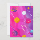 Invitation Réalité virtuelle Fête d'anniversaire FILLE (Dos)