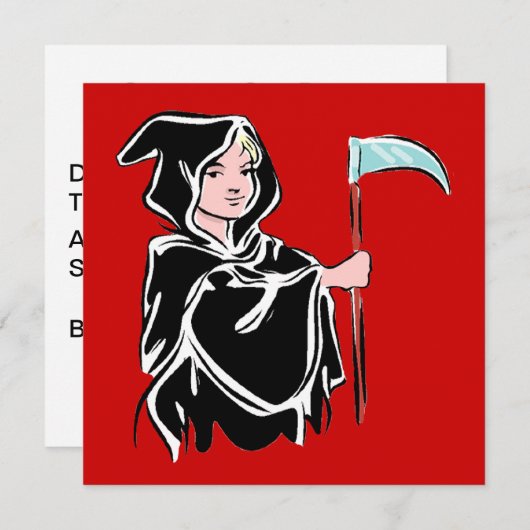 Invitation Réaper de Young Grim (Devant / Derrière)