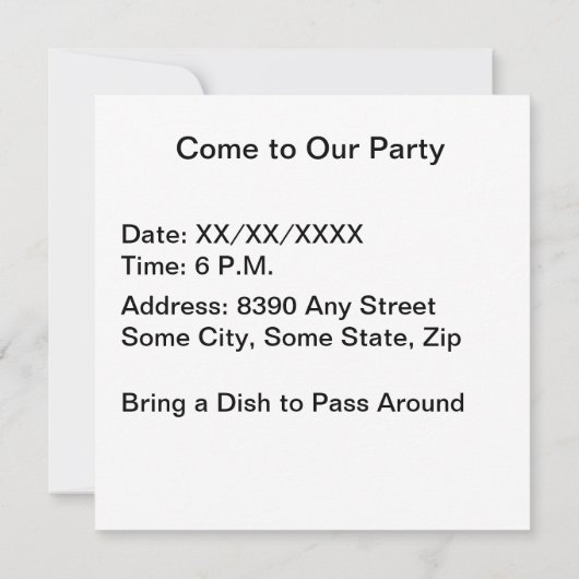 Invitation Réaper de Young Grim (Dos)