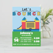 Invitation Rebondissons, Bounce House Anniversaire (Debout devant)