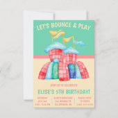 Invitation Rebondissons et jouons ! Fête d'anniversaire du ch (Devant)