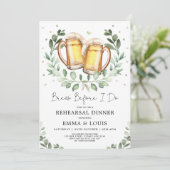 Invitation Rebrasse Avant De Faire Bière Reproduction Dîner D (Debout devant)