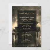 Invitation Récapitulatif piano avec aurores auriculaires (Devant)