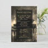 Invitation Récapitulatif piano avec aurores auriculaires (Debout devant)