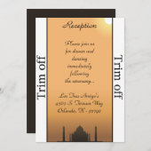 Invitation Réception 3,5 x 7 [[156696321167055]][ (Devant / Derrière)