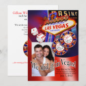 Invitation Réception à Las Vegas (contactez-moi pour personna (Devant / Derrière)
